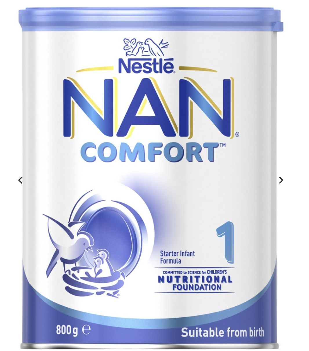 Nestle Nan Comfort 1 Suitable from Birth Starter Baby Formula Powder - 800g